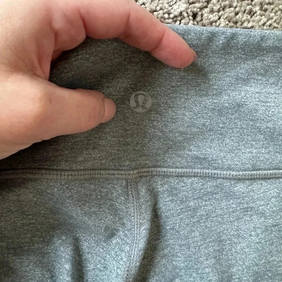 LULULEMON wunder under crop gray leggings - Picture 4 of 7